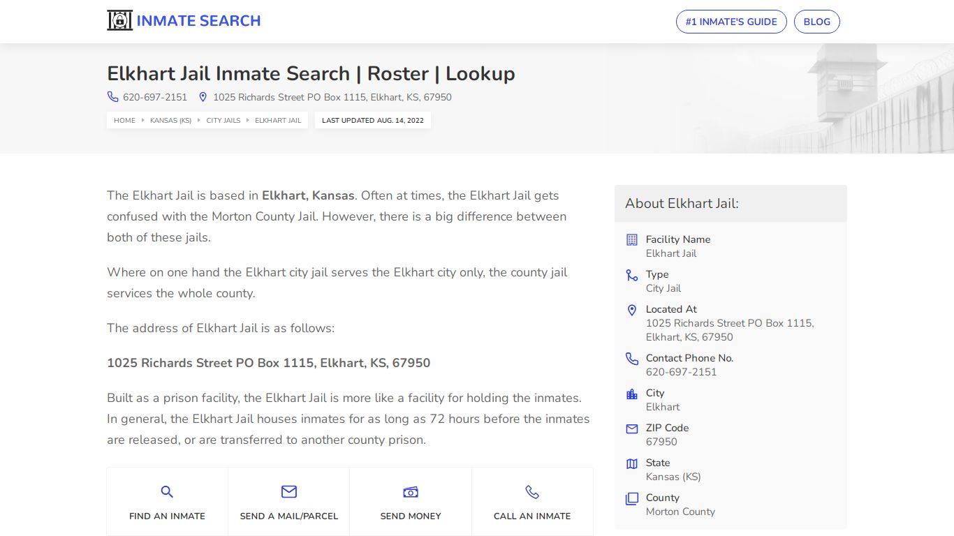 Elkhart Jail Inmate Search | Roster | Lookup